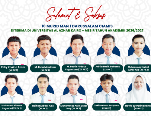 Prestasi Membanggakan, 10 Siswa MAN 1 Darussalam Ciamis Resmi Diterima di Universitas Al-Azhar Mesir